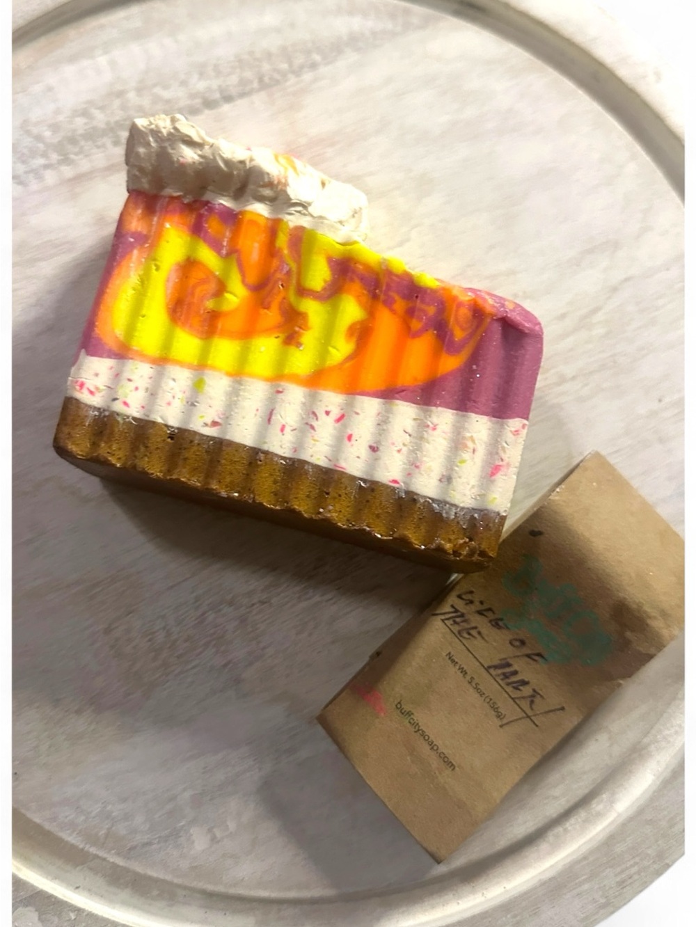 Buff City Life of the Party Soap Birthday party Cake soap